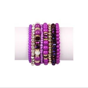 Jewelry - 👛ARRIVED👛Purple bracelet set Jewelry - 👛ARRIVED👛Purple bracelet set